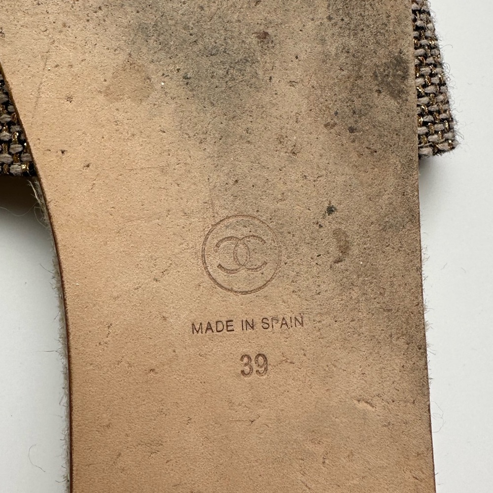 Chanel Espadrille Slides - Picture 7 of 15